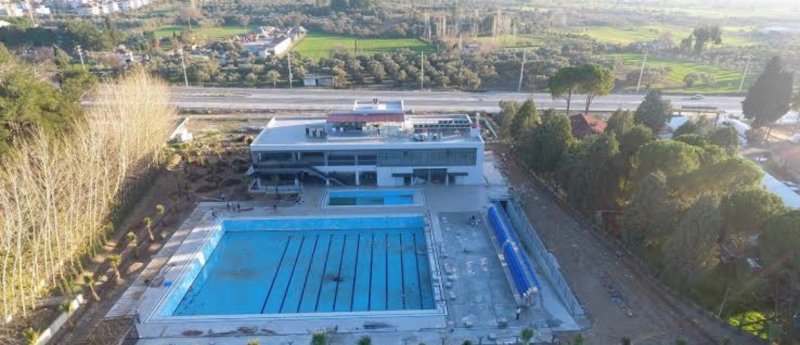 Muğla Büyükşehir Belediyesi Yatağan Yüzme Havuzu İnş. Makro Sentetik Fiber Donatı Uygulaması
